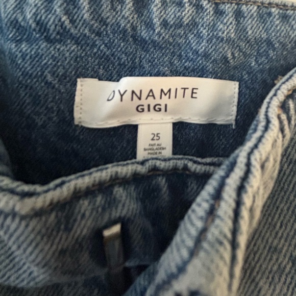 Great Condition Size 25 Dynamite GiGi high waisted jeans - Picture 2 of 3